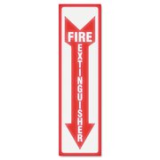 Headline Sign Sign, Fire Extinguisher, 4" x 13", Red, USS4793 USS4793